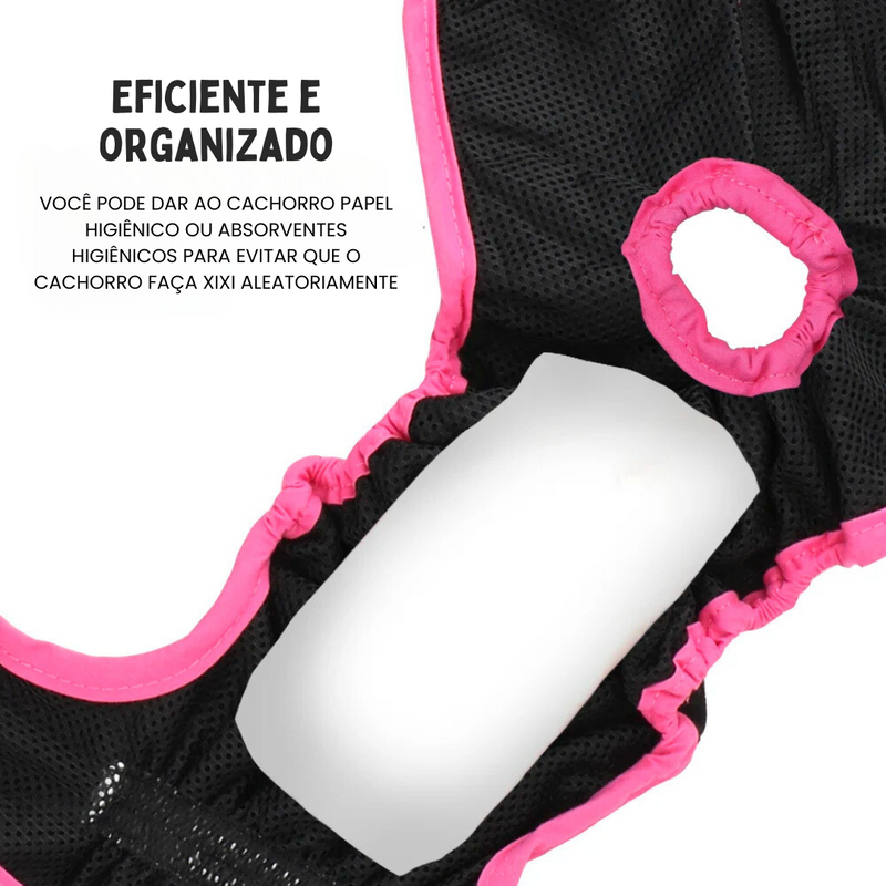 Calcinha Sanitária Pet Respirável para Conforto e Praticidade