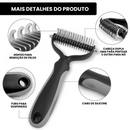 Escova Pet Rake Para Cães: Conforto e Limpeza Para Seu Melhor Amigo