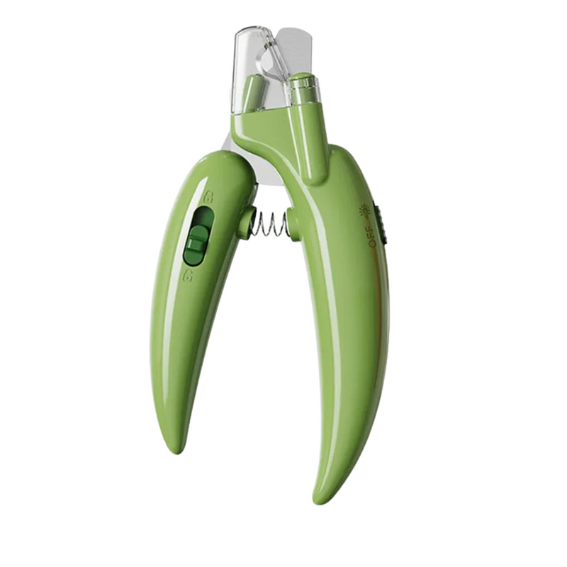 Cortador de Unhas Pet Ergonômico com Luz para Conforto e Precisão