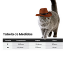 Chapéu Estilo Cowboy para Cachorros e Gatos: Conforto e Diversão em Cada Aventura