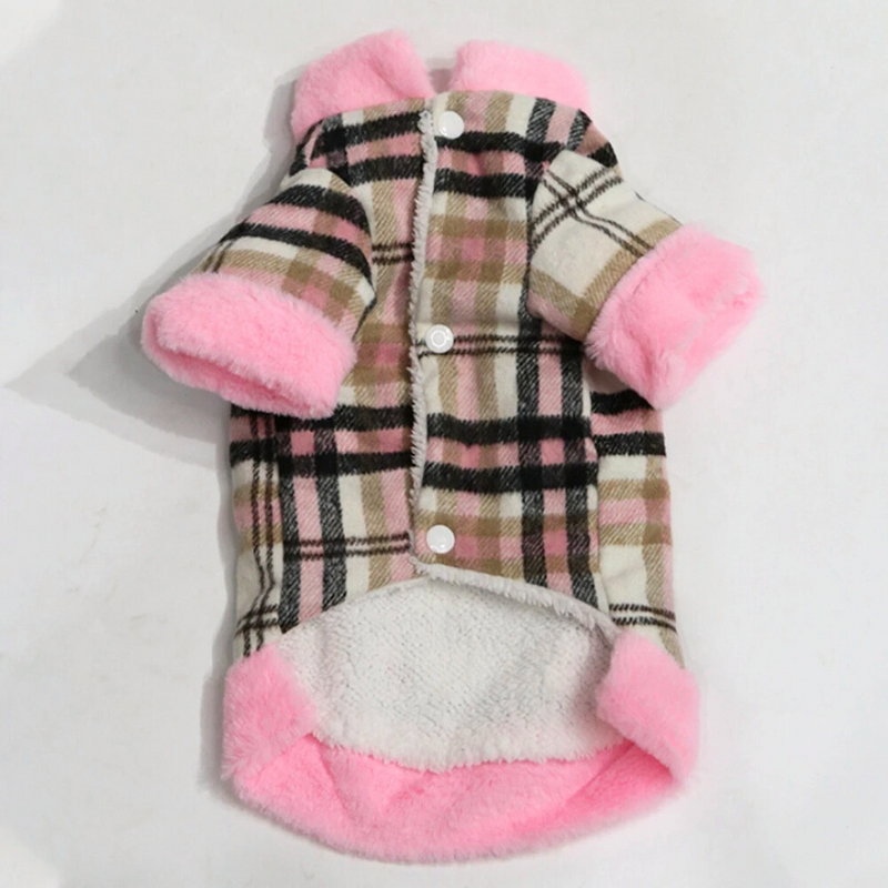 Jaqueta de Frio Confortável para Pets com Gola e Argola para Guia