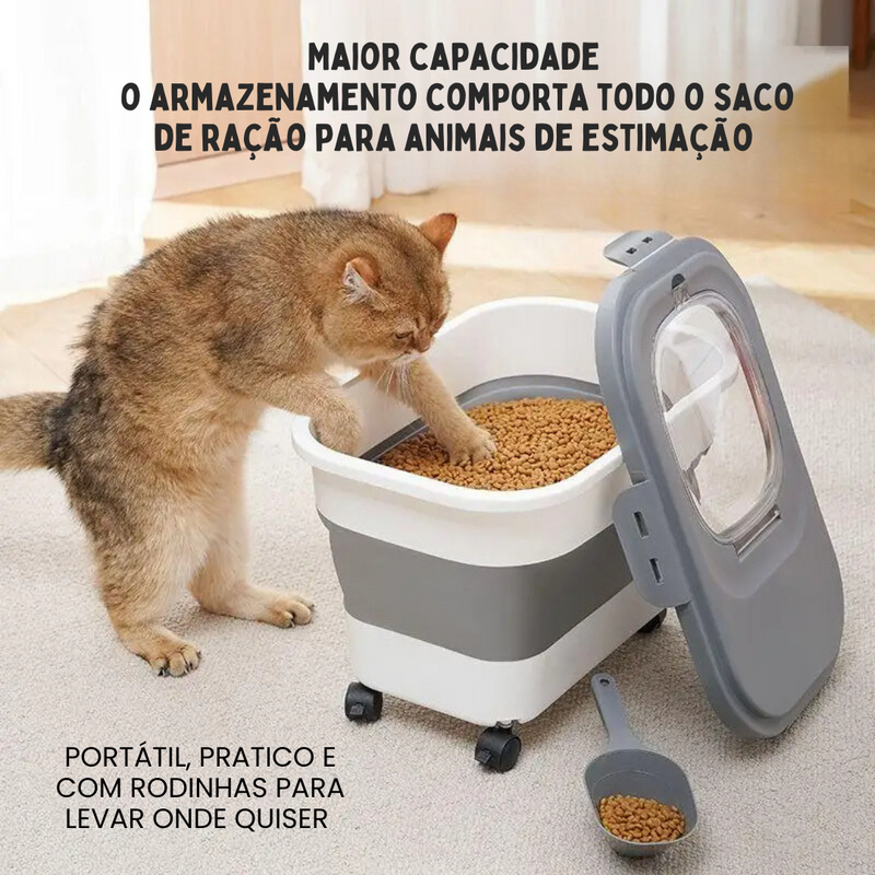 Pote Organizador Prático para Ração de Cachorro