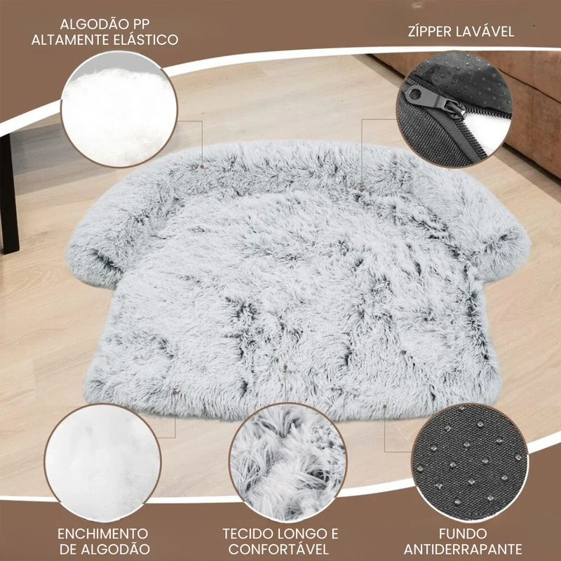 Sofá Cama Lavável para Pets com Cobertor Confortável
