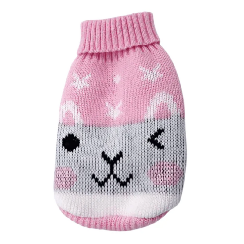 Suéter de Lã Estampado para Aconchego e Estilo em Pequeno Porte