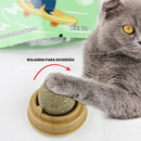 Bolinha de Catnip Interativa para Gatos com Adesivo Dupla Face – Brincadeira e Diversão Garantidas