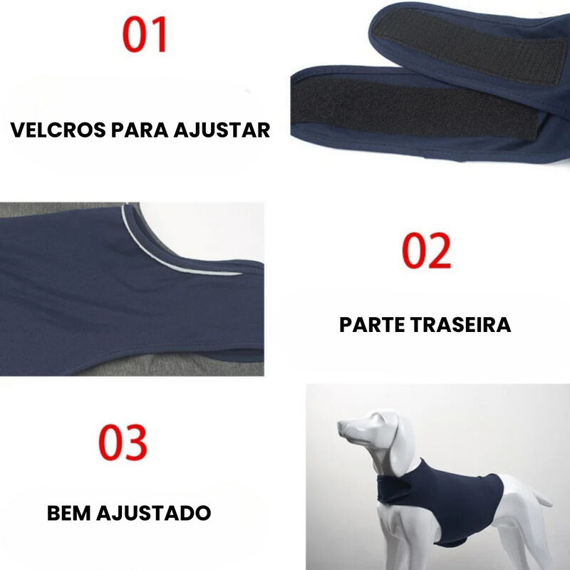 Colete Conforto Anti-Pânico para Cachorros
