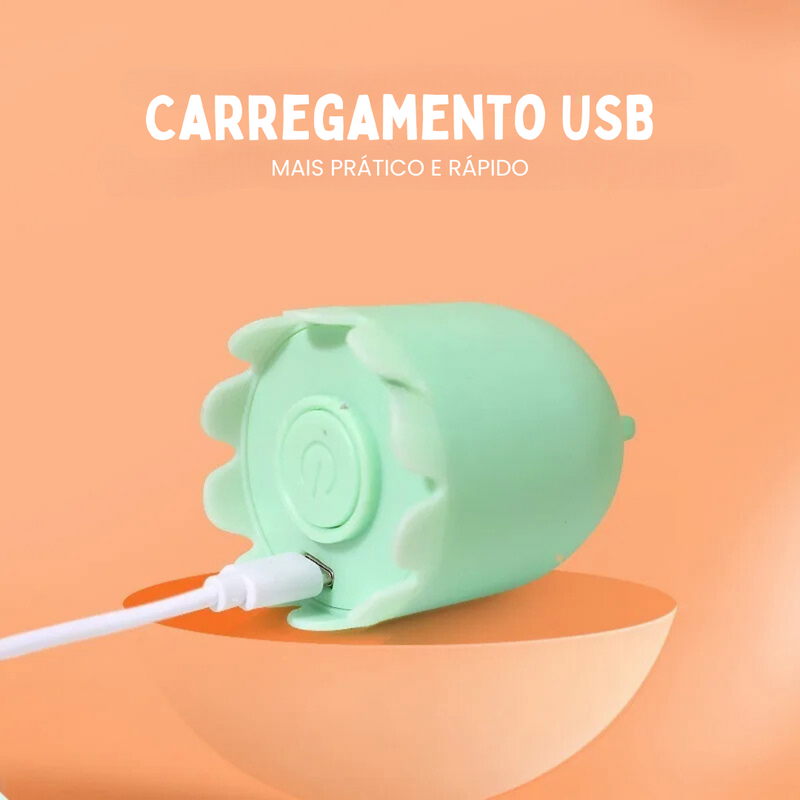 **Brinquedo Interativo Pet: Fantasminha com Cauda que se Move**