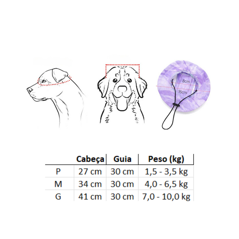 Boné Pet Com Abertura para Orelhas e Cordinha para Conforto e Estilo