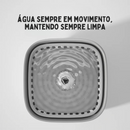 Fonte de Água Automática para Gatos com Filtro e Sensor – Conforto e Praticidade para Seu Pet