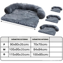 Sofá Cama Lavável para Pets com Cobertor Confortável