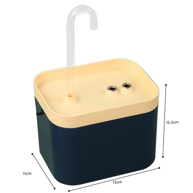 Fonte de Água para Gatos com Filtragem Prática e Limpa