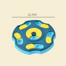 Quebra-Cabeça Interativo com Comedouro Lento para Estímulo e Diversão