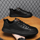 **Tênis Masculino de Couro Genuíno - Estilo e Conforto com Agostini**