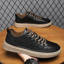 Tênis Masculino de Couro Genuíno - Conforto e Estilo Agostini