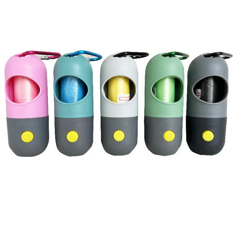 Suporte Prático para Sacos de Cata Caca com Lanterninha LED