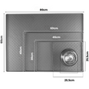 Tapete de Silicone Prático para Alimentação de Cães e Gatos