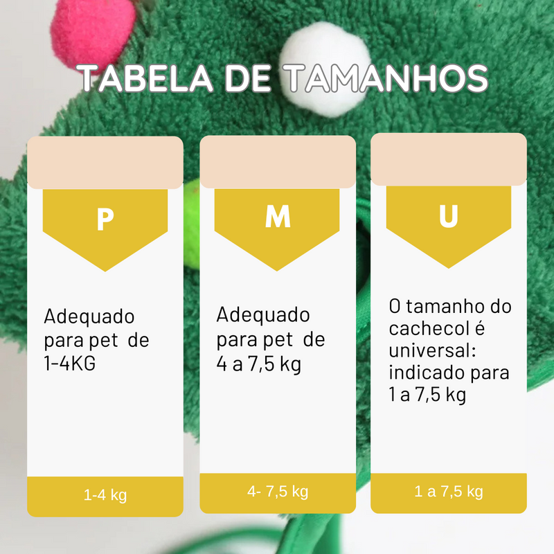 Conjunto Natalino para Pets: Chapéu e Lenço para Momentos Especiais