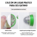 Bolinha de Catnip Interativa para Gatos com Adesivo Dupla Face – Brincadeira e Diversão Garantidas