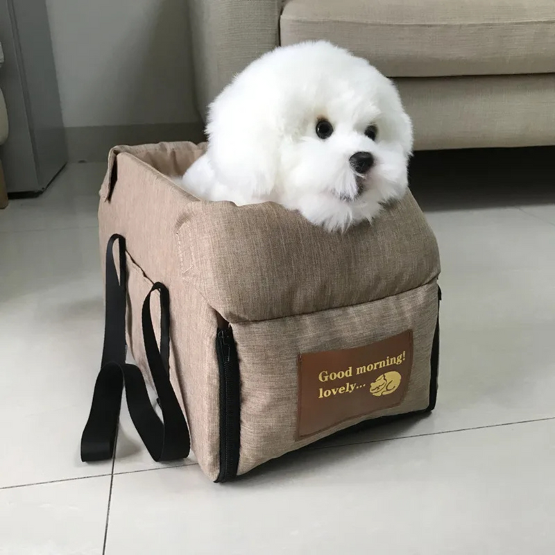 Bolsa de Assento para Transporte Seguro de Cães e Gatos em Carros