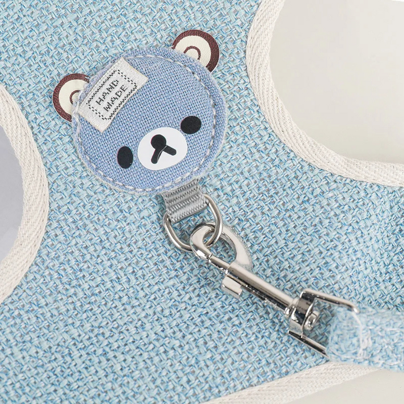 Coleira Peitoral Confortável com Guia para Coelhos - Explore com Segurança