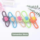 Brinquedo de Corda Resistente para Cachorros – Diversão e Conforto para Seu Pet