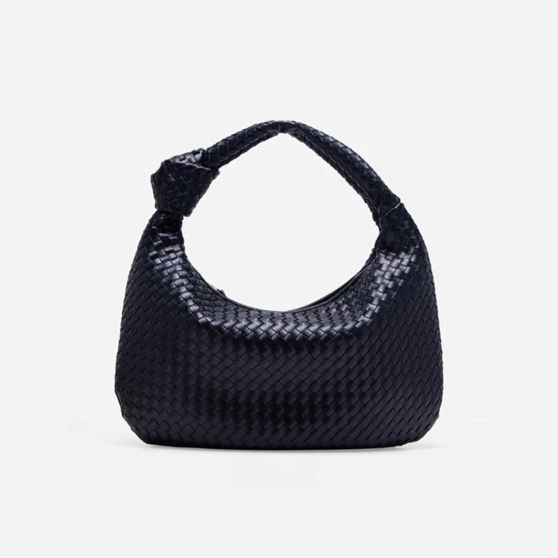 Bolsa Hobo Elena em Couro Trançado – Estilo e Conforto para o Seu Dia a Dia