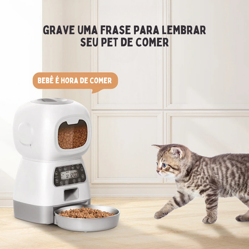 Alimentador Inteligente Automático para Cães e Gatos: Praticidade e Conforto na Alimentação Diária