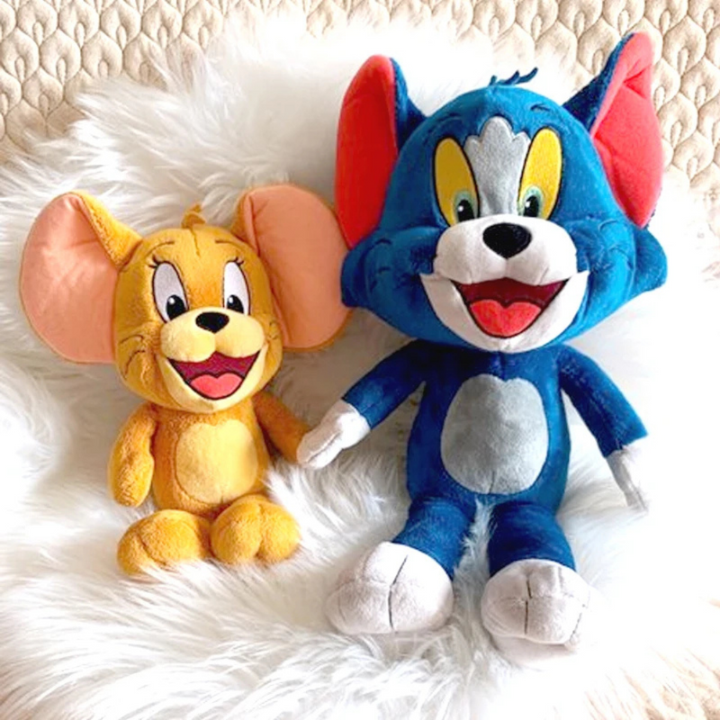 Confortável Brinquedo de Pelúcia Tom & Jerry para Cães e Gatos