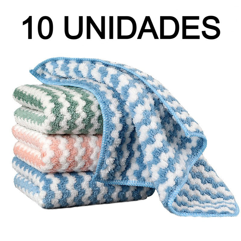 Panos de Microfibra Reutilizáveis - Conforto e Praticidade para Sua Rotina