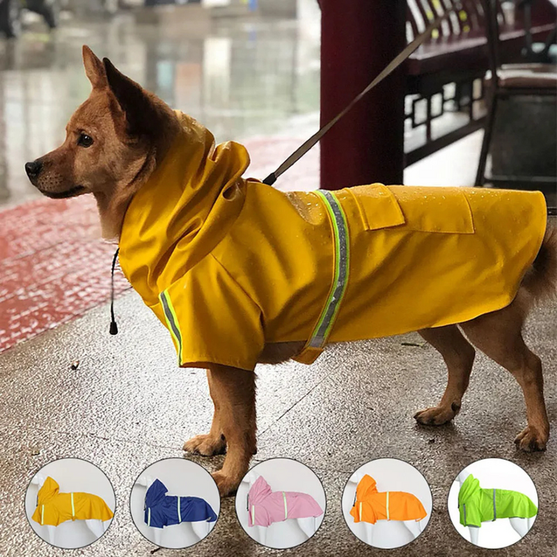 Capa de Chuva Pet Impermeável com Refletor: Proteção e Conforto em Dias Chuvosos