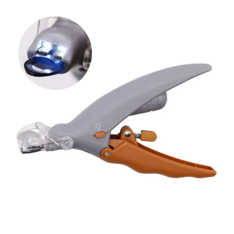 **Cortador de Unha Pet com Iluminação LED para Conforto e Praticidade**