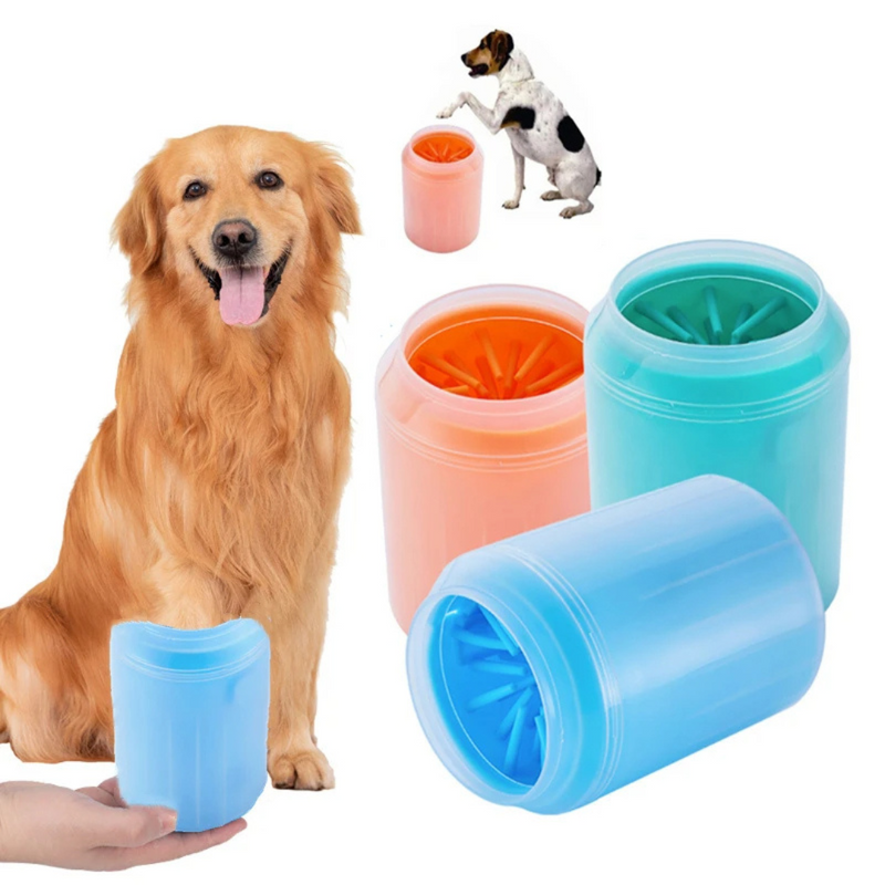 Copinho Para Limpeza de Patas com Cerdas de Silicone – Praticidade e Conforto na Sua Rotina