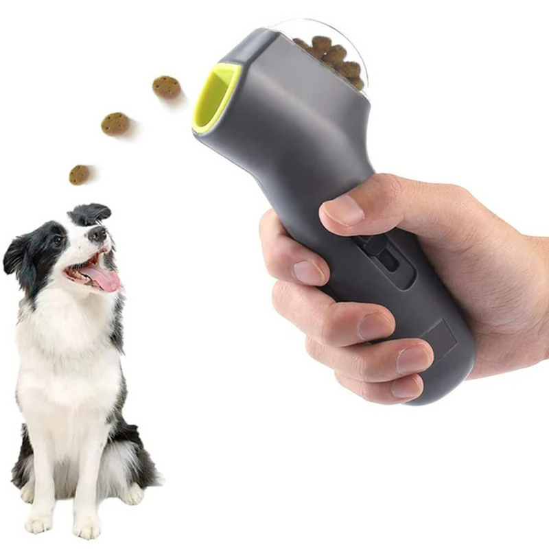 Pistola Dispensadora de Ração para Treinamento de Cães