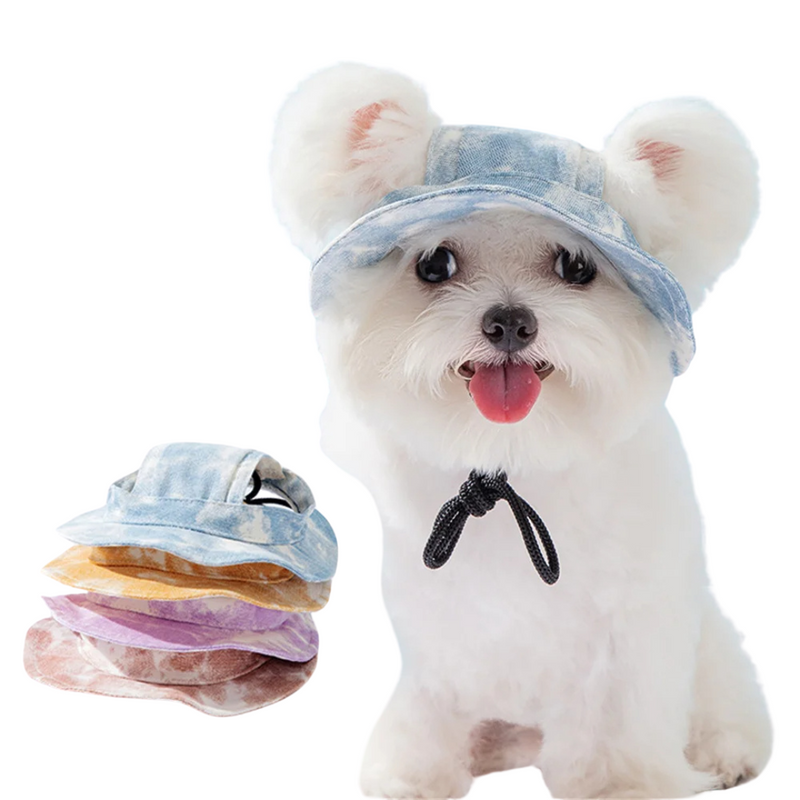 Boné Pet Com Abertura para Orelhas e Cordinha para Conforto e Estilo