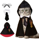 Capa de Halloween Harry Potter para Animais de Estimação: Estilo e Magia para Seu Cão ou Gato