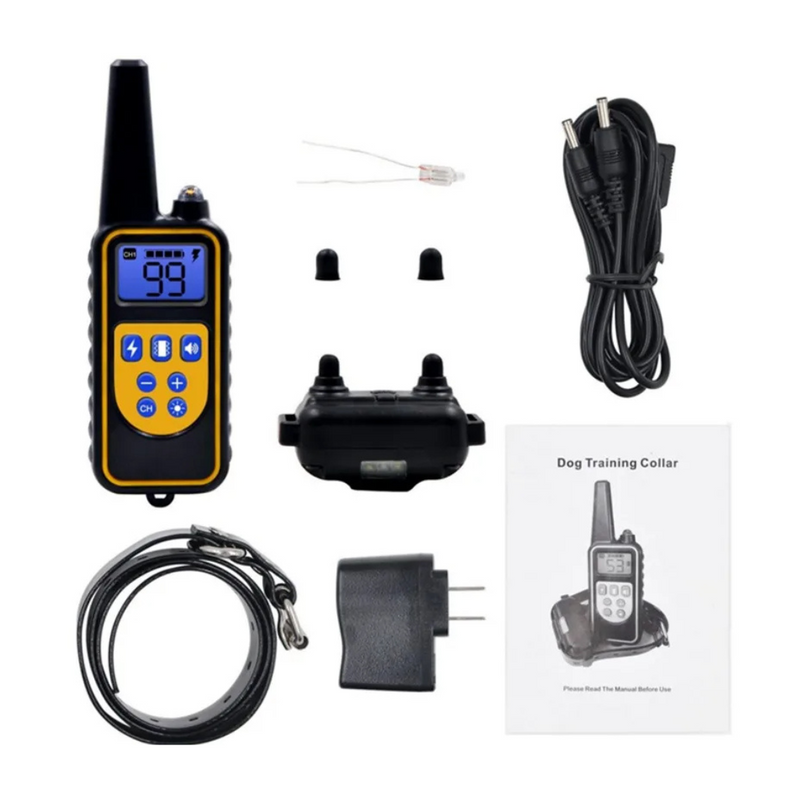 Coleira de Treinamento à Prova D'Água com Alcance de 800 Metros para Conquista e Liberdade