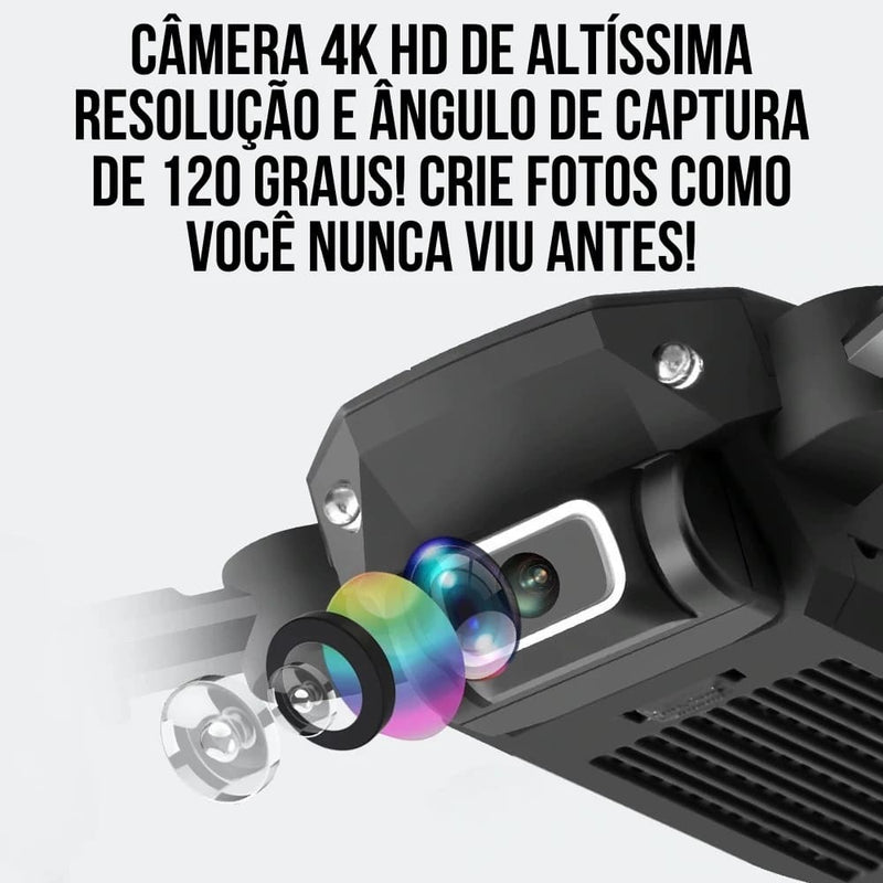 Mini Drone com Câmera 4K HD WiFi