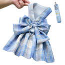 Vestido Elegante com Laço para Festas de Cães