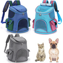Mochila Confortável para Transporte de Cães e Gatos com Tela Respirável