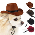 Chapéu Estilo Cowboy para Cachorros e Gatos: Conforto e Diversão em Cada Aventura