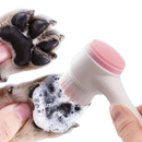 Escova Elétrica com Cerdas de Silicone para Limpeza Prática das Patinhas do Seu Cachorro