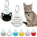 Colar Personalizado para Gato: Pingente de Identificação com Nome, Telefone e Endereço