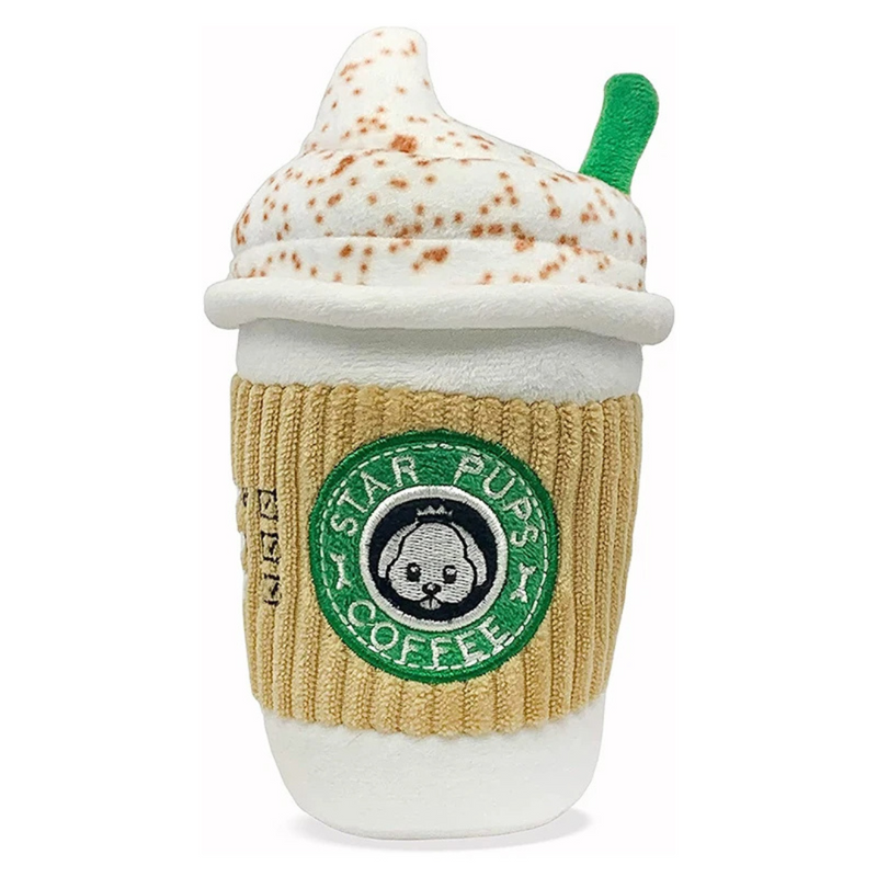 Pelúcia Confortável Star Pups Coffee para Cachorros: Diversão e Aconchego