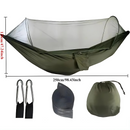 Rede de Acampamento com Mosquiteiro 250x120cm - Conforto e Proteção para Suas Aventuras