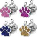 Pingente de Identificação Personalizado para Cachorros com Nome, Telefone e Endereço