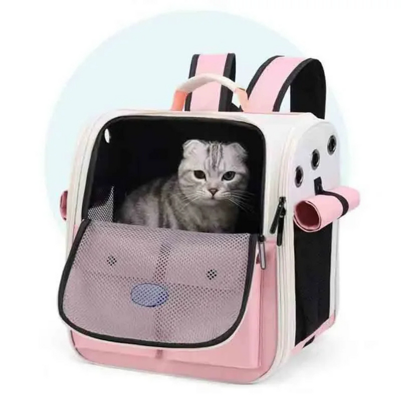 Mochila Pet Prática Para Transporte Confortável de Cães e Gatos