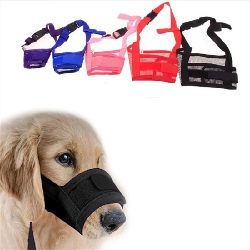 Focinheira Ajustável em Tecido Respirável para Conforto e Praticidade