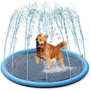Piscina Inflável para Cães com Chafariz Refrescante – Diversão e Conforto para Seu Pet