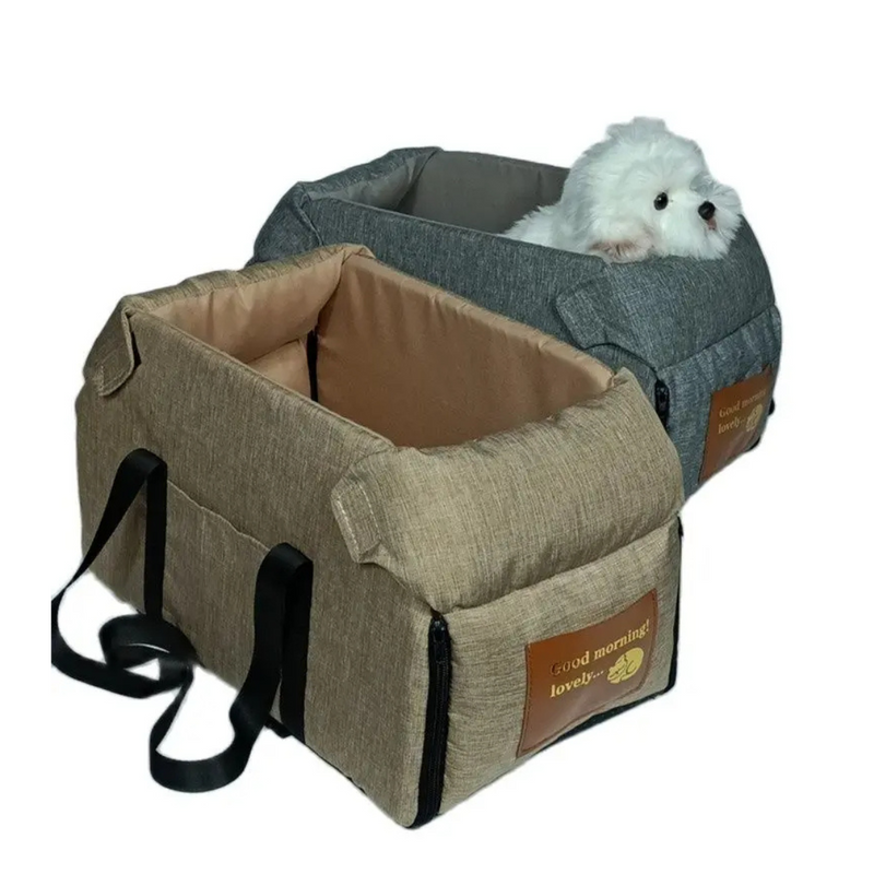 Bolsa de Assento para Transporte Seguro de Cães e Gatos em Carros