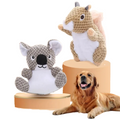Brinquedo de Pelúcia Esquilo Coala Resistente para Cachorros – Diversão e Conforto em Cada Mordida